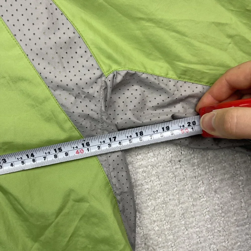 Y2K Salomon Ultralight Running Jacket Lime Green Women Sz M Hiking / Outdoor - Picture 6 of 13